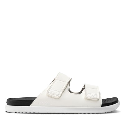 Frankie Sugarlite Slide Sandals in White