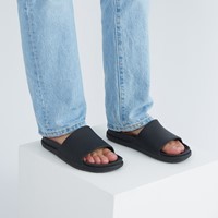 Spencer LX Slide Sandals in Black Alternate View