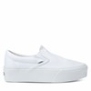 Chaussures à plateformes Slip-On Stackform blanches pour femmes