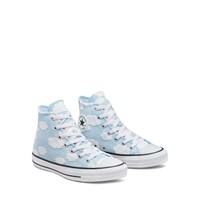 Little Kids' Chuck Taylor All Star Cloud Hi Sneakers in Blue/White Alternate View