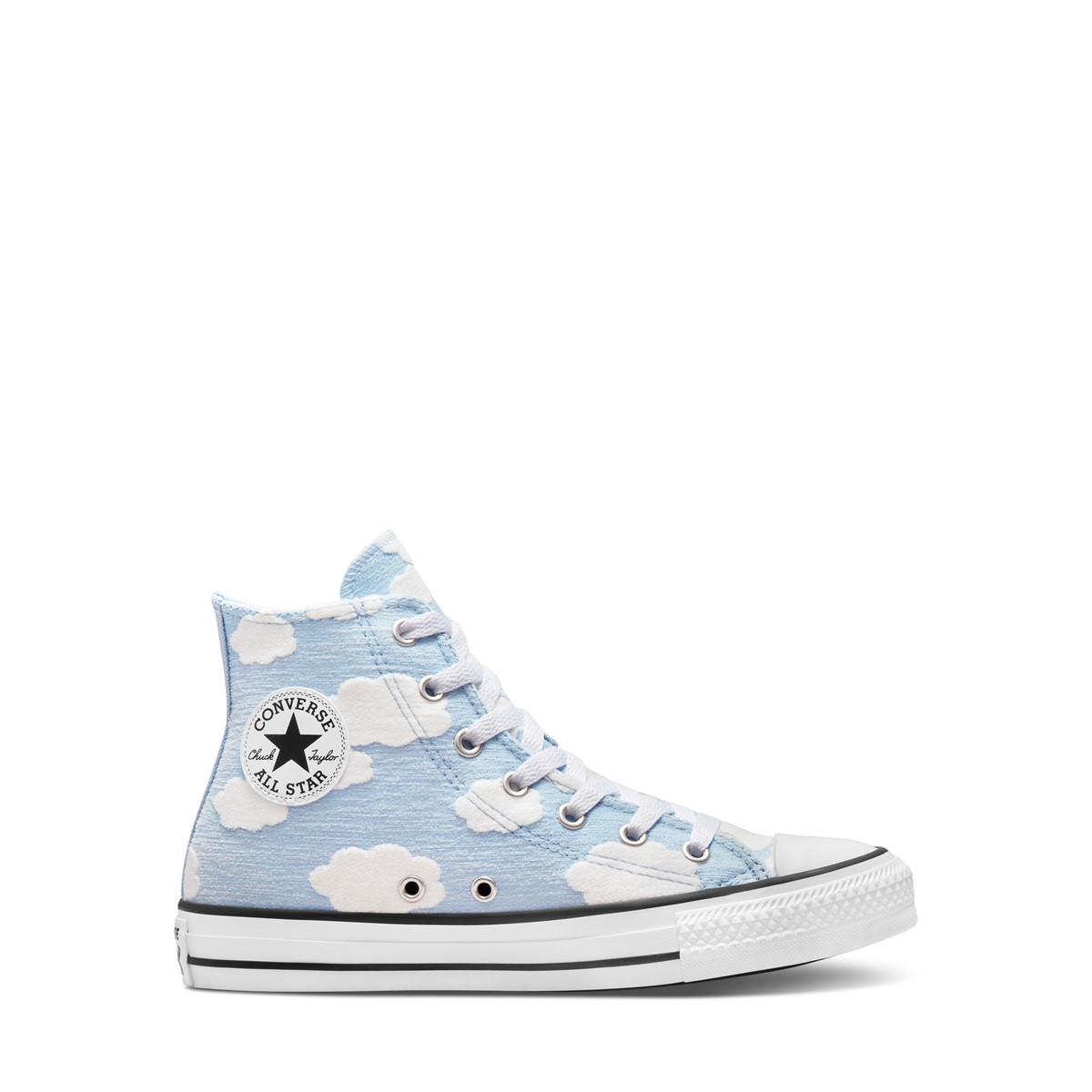 Little Kids' Chuck Taylor All Star Cloud Hi Sneakers in Blue/White