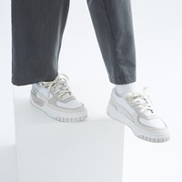Women's Cali Dream Platform Sneakers in White/Grey Alternate View