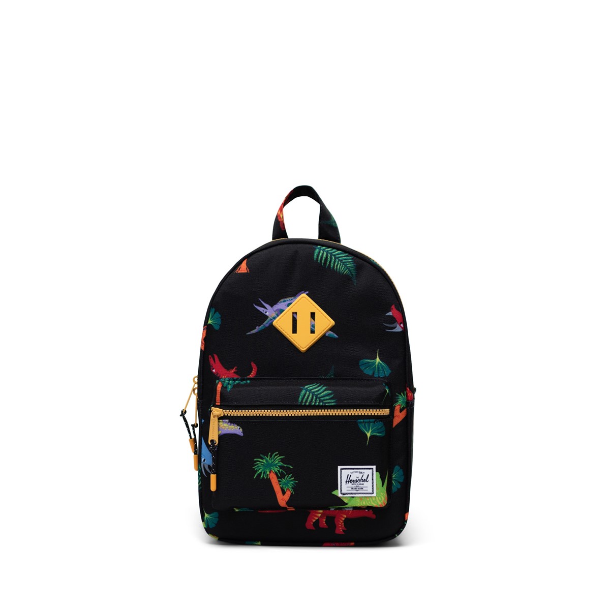 Kids' Heritage Backpack in Black/Green/Yellow