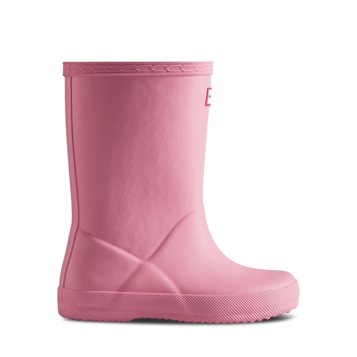 Premières bottes de pluie classiques roses pour jeunes enfants