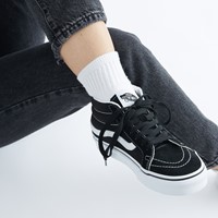 SK8-Mid Reissue Sneakers in Black/White Alternate View