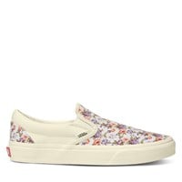 Classic Slip-On Shoes in Vintage Floral