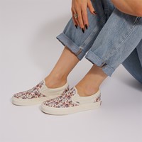 Classic Slip-On Shoes in Vintage Floral Alternate View