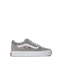 Little Kids' Garden Party Old Skool Sneakers in Grey/White