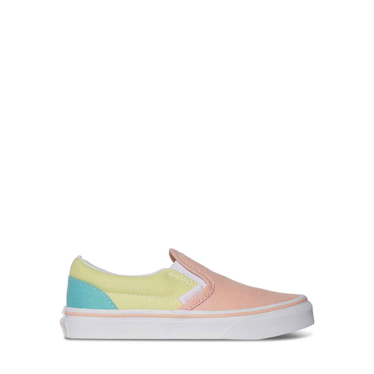 Little Kids' Slip-On Shoes in Peach/Yellow/White