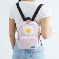 Oversized Floral Mini Backpack in Purple Alternate View