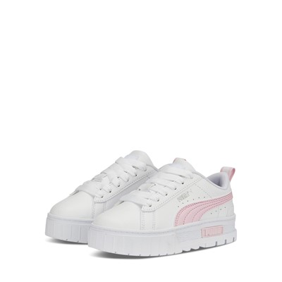 Little Kids' Mayze Platform Sneakers in White/Pink Alternate View