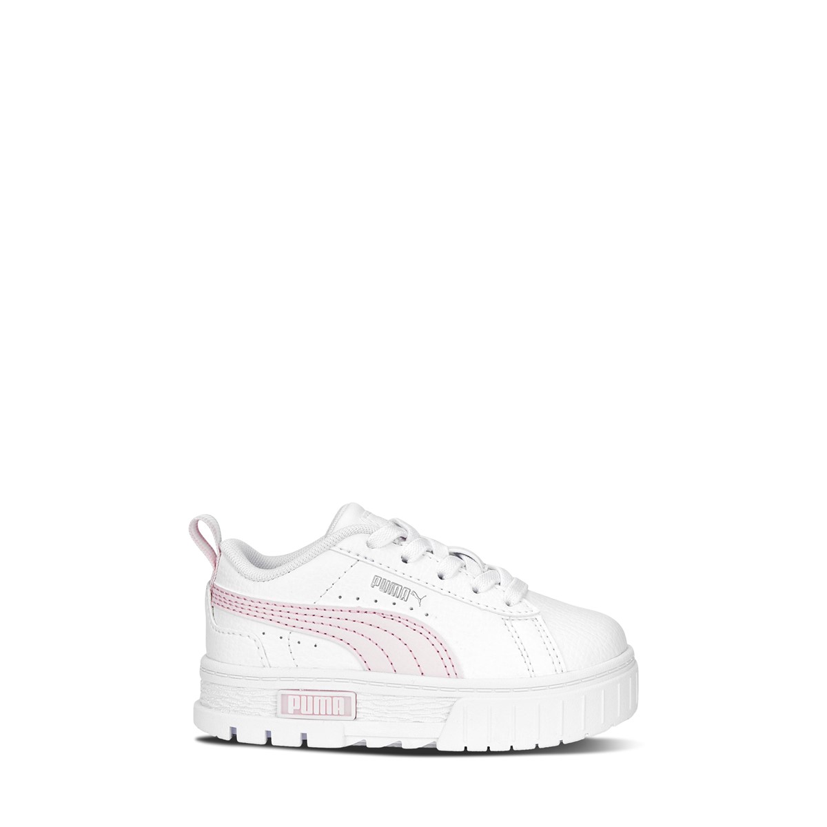 Toddler's Mayze Platform Sneakers in White/Pink