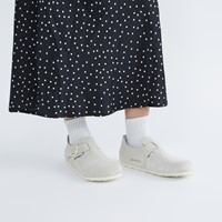 Women's London Clogs in Antique White Alternate View