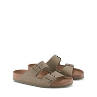 Sandales à logo Vegan Arizona Rivet kaki pâle pour hommes Alternate View