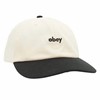 Benny IV Snapback Cap in Off-White/Black