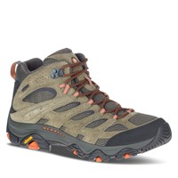 Men's Moab 3 Mid Waterproof Hiking Boots in Olive/Black Alternate View