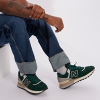 Men's 574 Sneakers in Green Alternate View