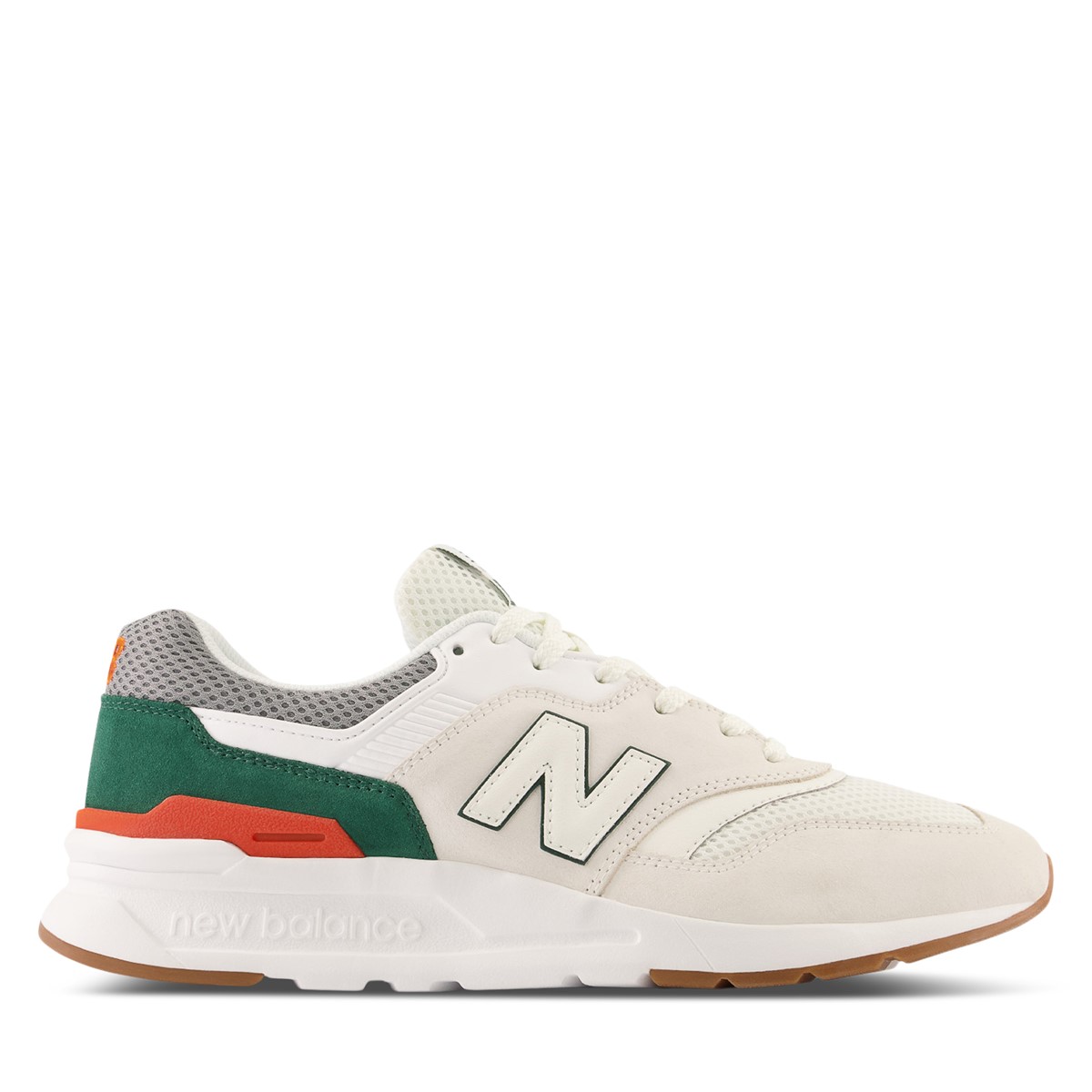Men's 997H Sneakers in White/Green/Red