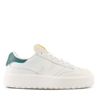 CT302 Platform Sneakers in Off-White/Teal