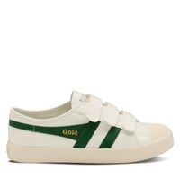 Women's Coaster Strap Sneakers in Off-White/Green
