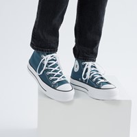 Women's Chuck Taylor All Star Lift Hi Sneakers in Teal Alternate View