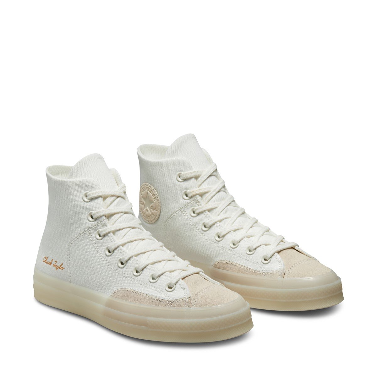Chuck 70 Marquis Hi Sneakers in White/Ivory