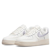 Women's Air Force 1 '07 Sneakers in White/Purple Alternate View