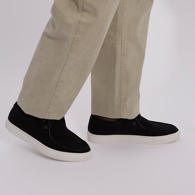 Men's Henry Lace-Up Shoes in Black Alternate View