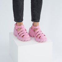 Women's Megan Platform Sandals in Pink Alternate View