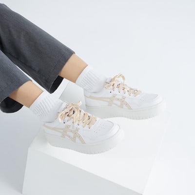 Women's Japan S PF Platform Sneakers in White/Beige Alternate View