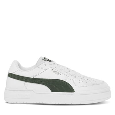 Men's CA Pro Sneakers in White/Green