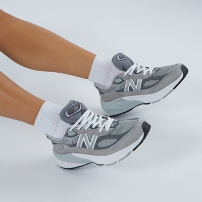 Women's Made in USA 990v6 Sneakers in Grey Alternate View
