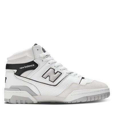 650 Hi Sneakers in White/Black/Grey