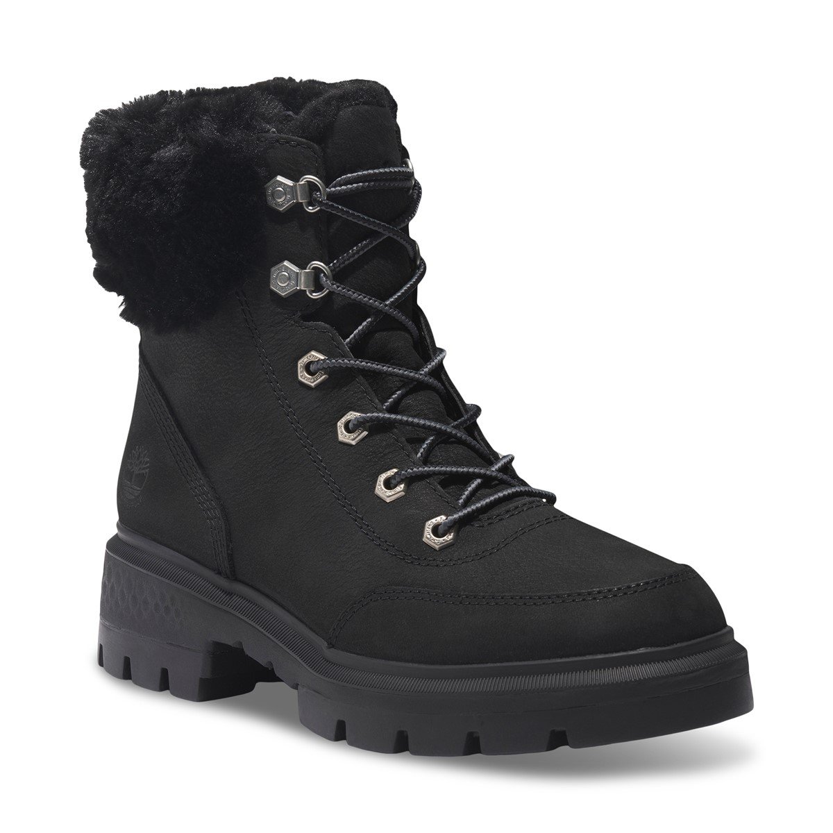 Women's Cortiney Valley Waterproof Mid Hiker Lace-Up Boots in Black ...