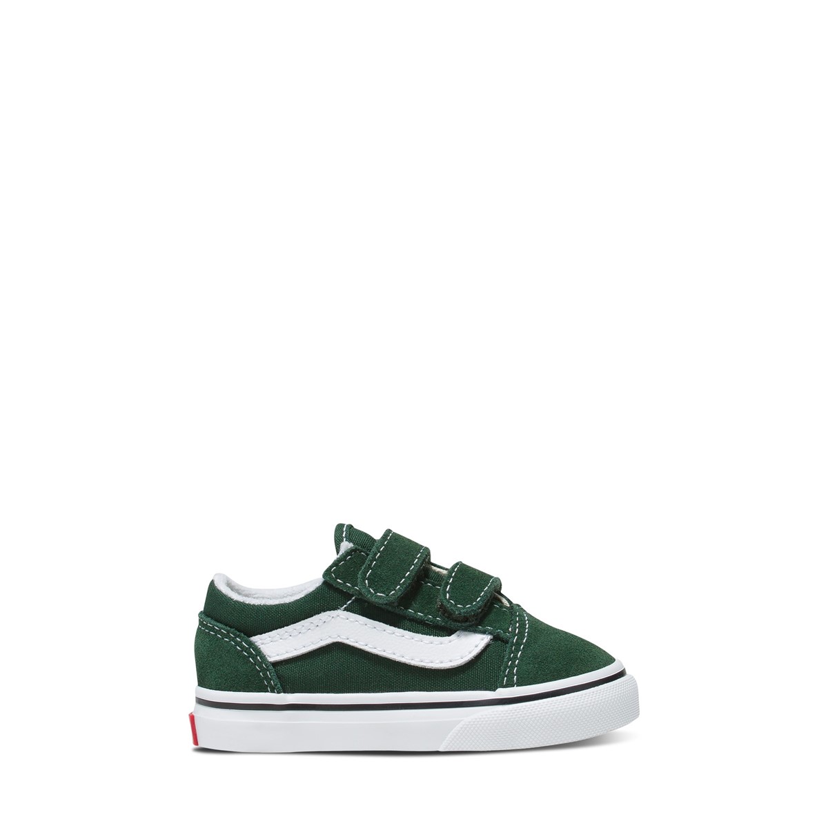 Toddler's Old Skool V Sneakers in Green/White