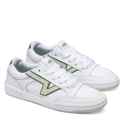 Lowland ComfyCush Sport Sneakers in White/Green Alternate View