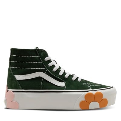 Women's SK8-HI Tapered Stackform OSF Platform Sneakers in Green/White