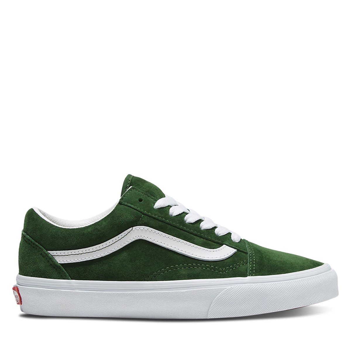 Vans Old Skool Suede Sneakers in Green/White
