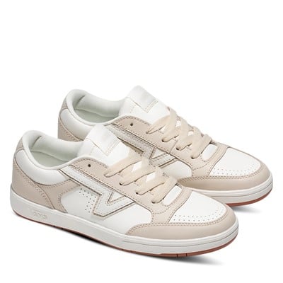 Leather Lowland CC Sneakers in Beige/White Alternate View