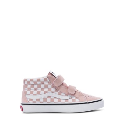 Little Kids' Checkerboard SK8 Mid Reissue V Sneakers in Pink/White