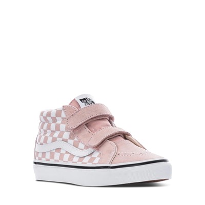 Little Kids' Checkerboard SK8 Mid Reissue V Sneakers in Pink/White Alternate View