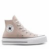 Chuck Taylor Lift Hi Sneakers in Taupe