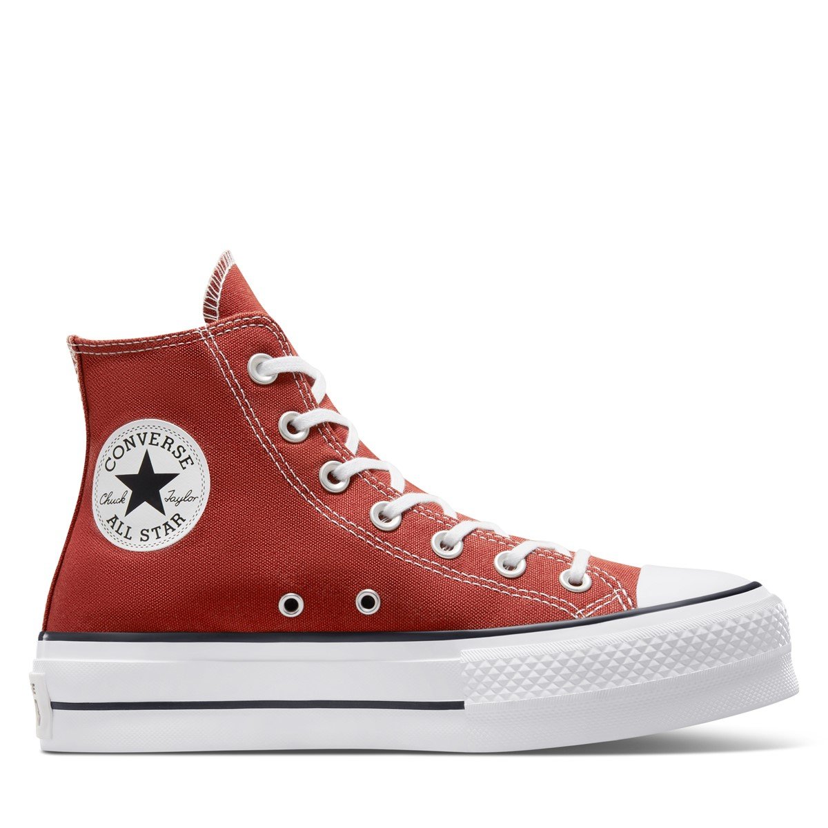 Women's Chuck Taylor All Star Lift Hi Sneakers in Red