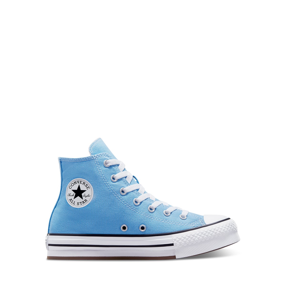 Little Kids' Chuck Taylor EVA Hi Platform Sneakers in Blue/White