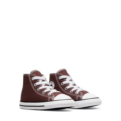 Little Kids' Chuck Taylor Hi Sneakers in Chocolate Alternate View