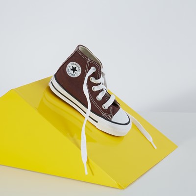 Toddler's Chuck Taylor Hi Sneakers in Chocolate Alternate View