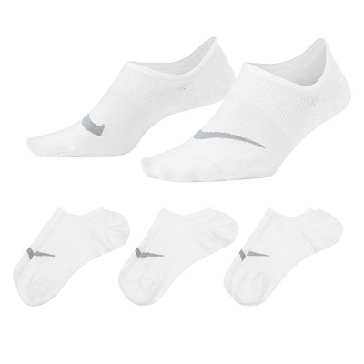 Paquet de trois paires de socquettes Everyday Lightweight blanches Alternate View