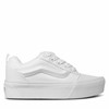 Women's Knu Skool Platform Sneakers in White