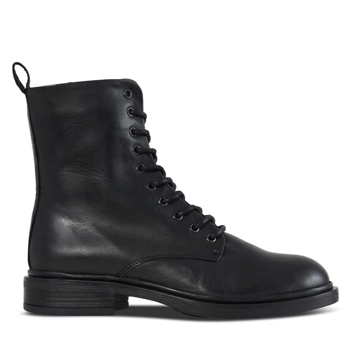 Women's Lena Lace-Up Boots in Black