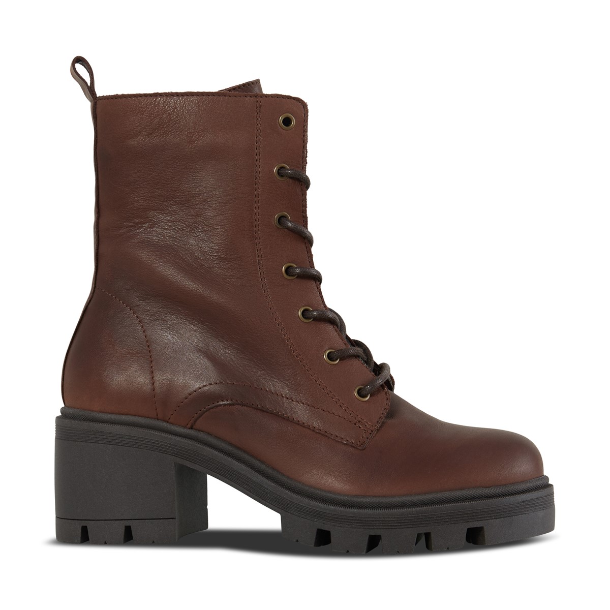 Women's Thea Lace-Up Boots in Brown
